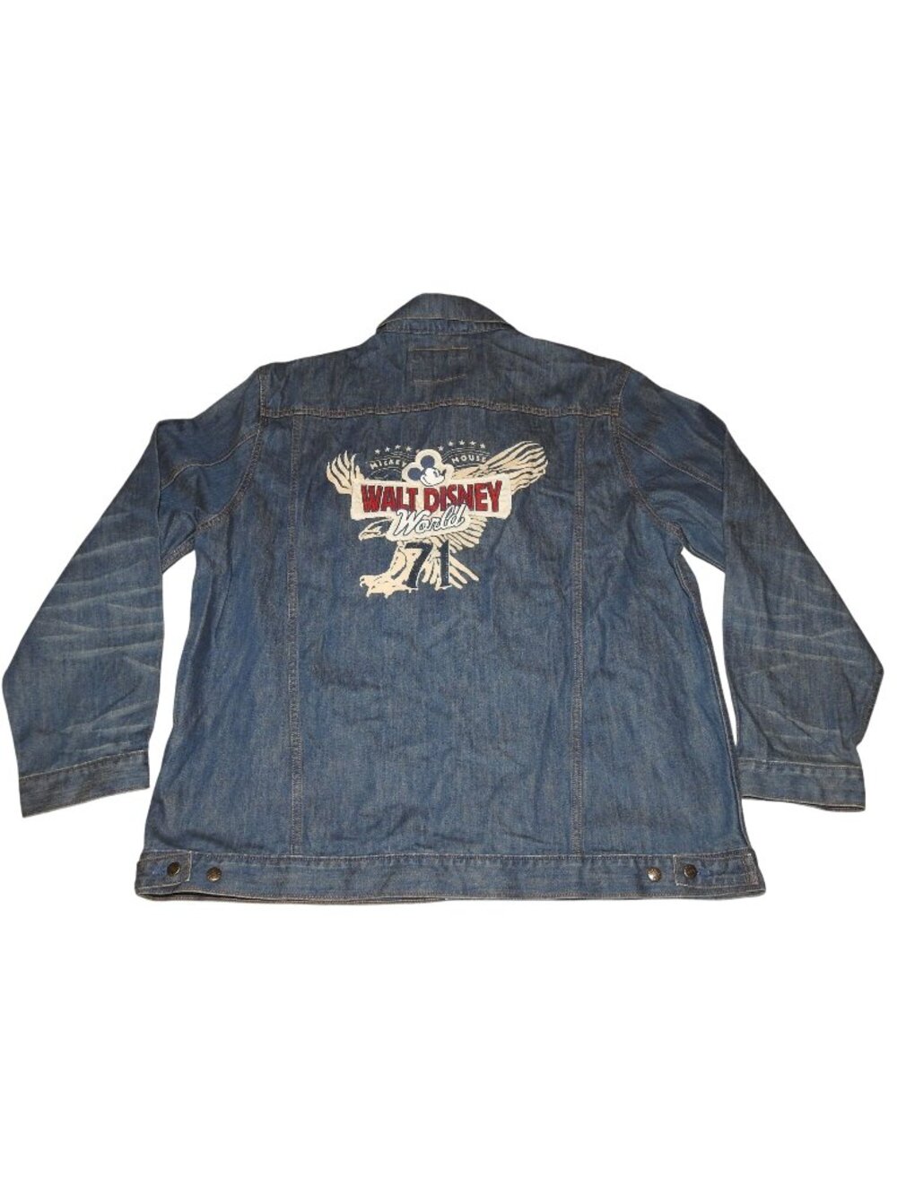 NWT Walt Disney World Parks Denim Button Up Jean Jacket Women's XL
